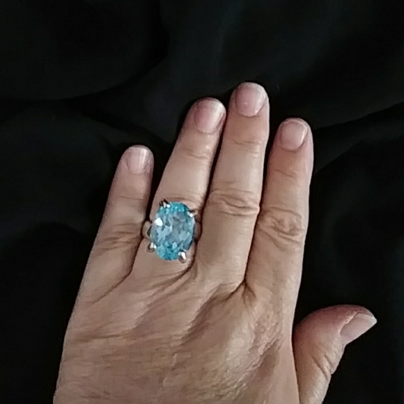Charles Albert Blue Topaz sterling silver - Picture 7 of 7